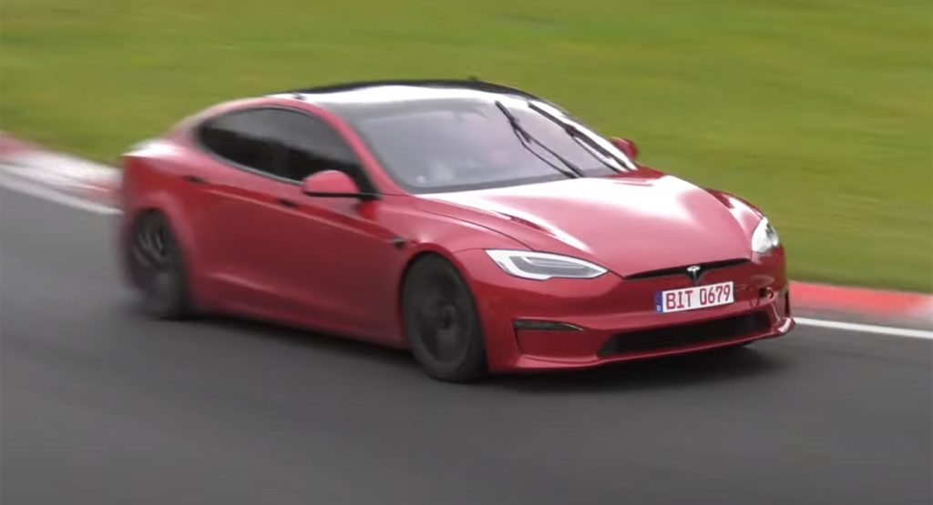 Tesla Model S Plaid Está A Ser Testado A “todo O Gás” No Circuito De